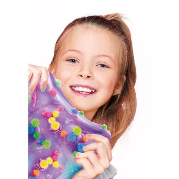Fidget Slime - 1 kg fat - Canal Toys - Stretchig och icke-klibbig konsistens - Innehåller 14 fidget leksaker