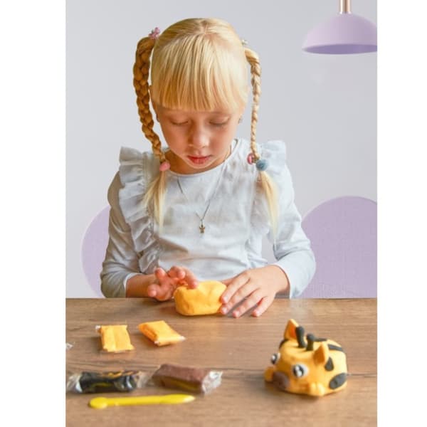 Skapa en varelsefigur Plasticine Deg Giraff Plasticine 1st 70127