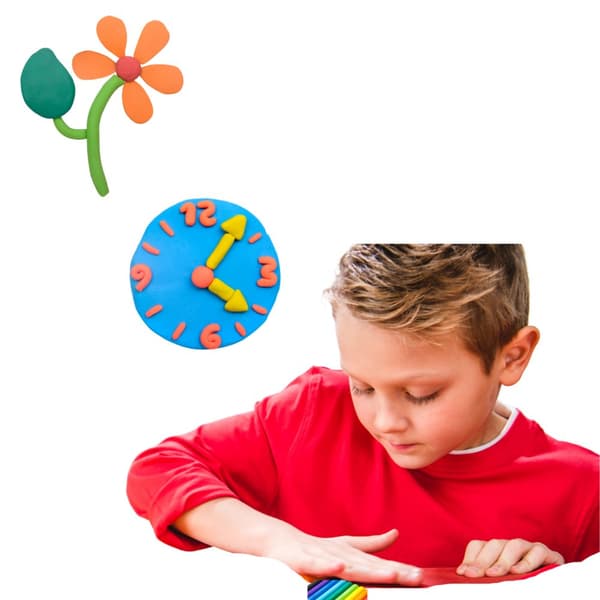 Plasticine Modeling Clay Sæt 9 farver til børn 70136