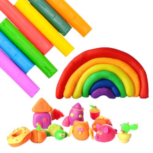 Plasticine Modeling Clay Sæt 12 farver til børn 70137
