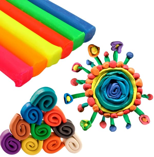 Plasticine Modeling Clay Sæt 36 farver til børn 70139