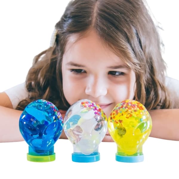 Anti-Stress Slime Med Foam Balls Ufo Färgglad Slime For Kids 100g 80060