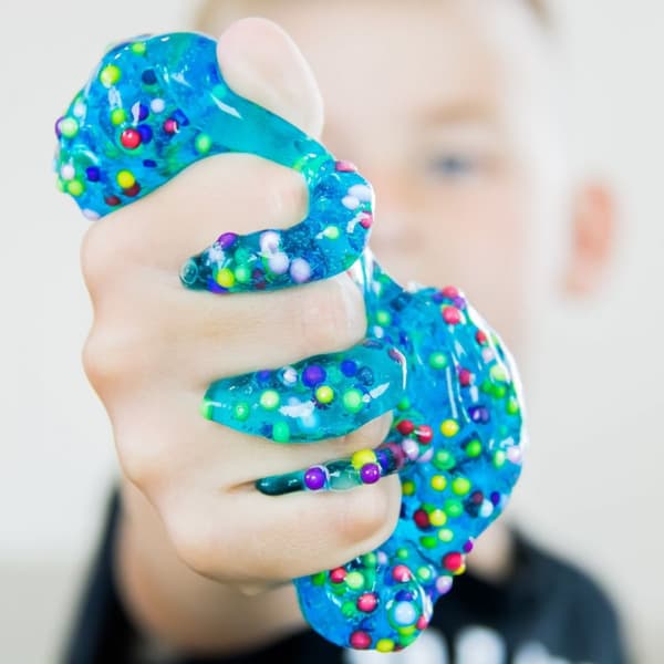 Anti-Stress Slime Med Foam Balls Ufo Färgglad Slime For Kids 100g 80060