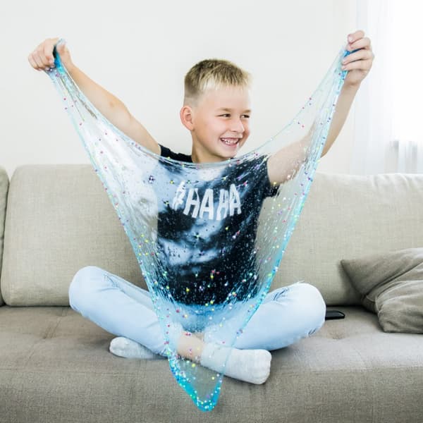 Anti-Stress Slime Med Foam Balls Ufo Färgglad Slime For Kids 100g 80060