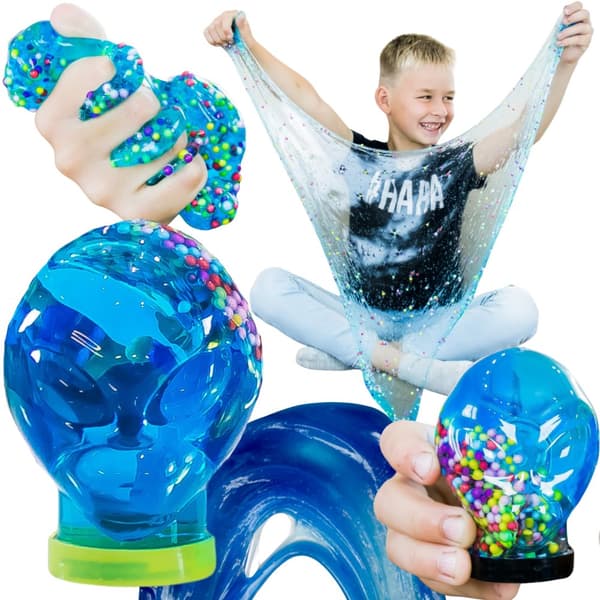 Anti-Stress Slime Med Foam Balls Ufo Färgglad Slime For Kids 100g 80060