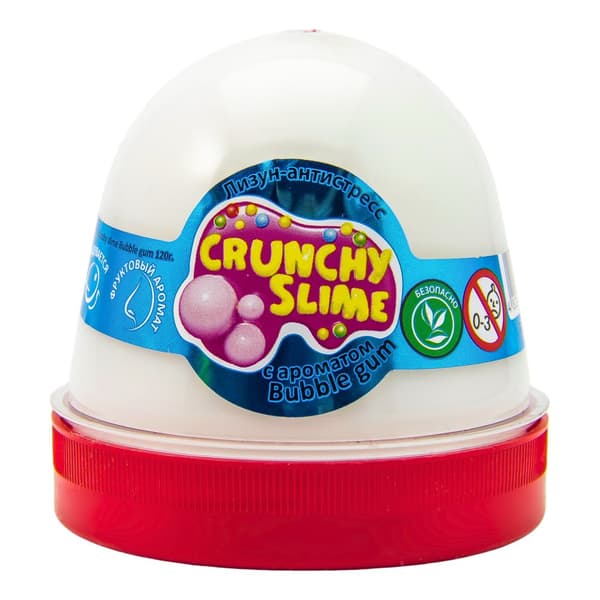 Crunchy Slime Doftande Anti-Stress Sensory Mass Bubble Gum 120g 80090