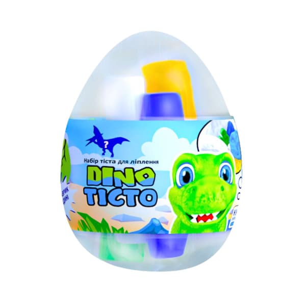 Dinosaurieägg Figur Skum Lätt Fluffig Plasticine 4 Färger 41121