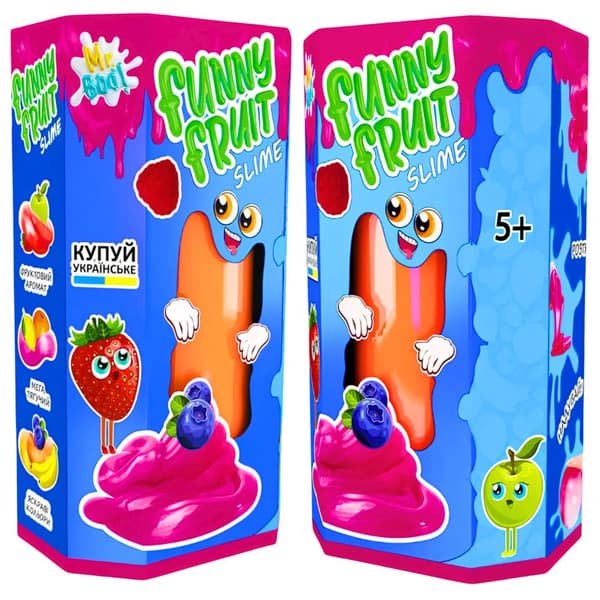 Duftende frugt slime munter frugt Sensorisk anti-stress masse 350 ml 80119