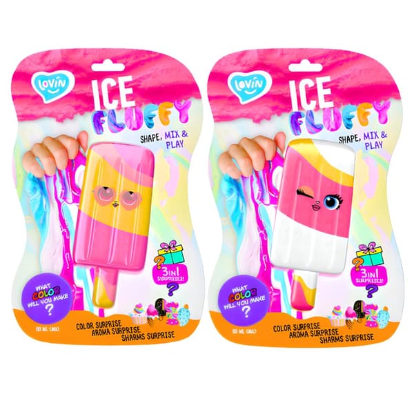 Slime Ice Cream Surprise 3in1 Pehmeä vaahto eri värejä ja tuoksuja 110ml 80126