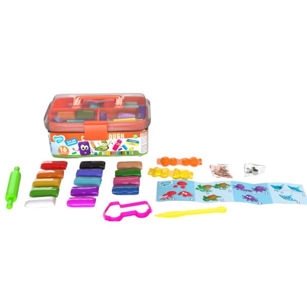 Sæt med Plasticine Plasticine Modeling Clay Forme 16 Col. 41186