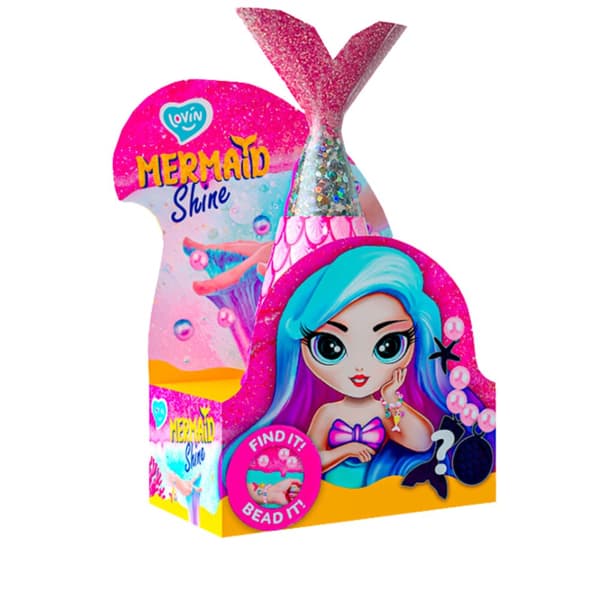 Set Armband Hängen Pärlor Slime Plasticine Slime Mermaid 250ml 80130