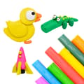 Miniatyrbild 4 av 4: Plasticine Plasticine Deg Neon modelleringsset 6 färger 41178
