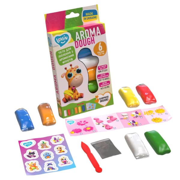 Plasticine Plasticine Deg Neon modelleringsset 6 färger 41178