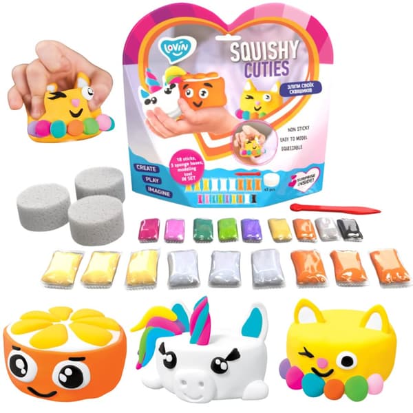 Creative Set 3 Figurer Creatures Clay Plasticine Plasticine 70131
