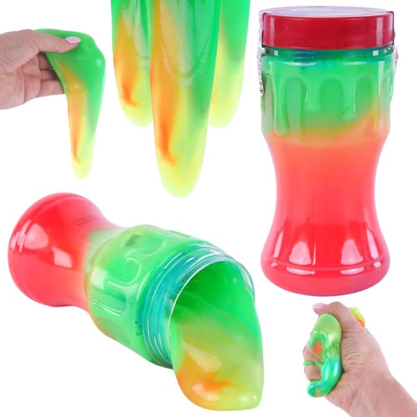 Slime Plastic Gel Neon Slime Rainbow Anti-Stress 400ml 80143