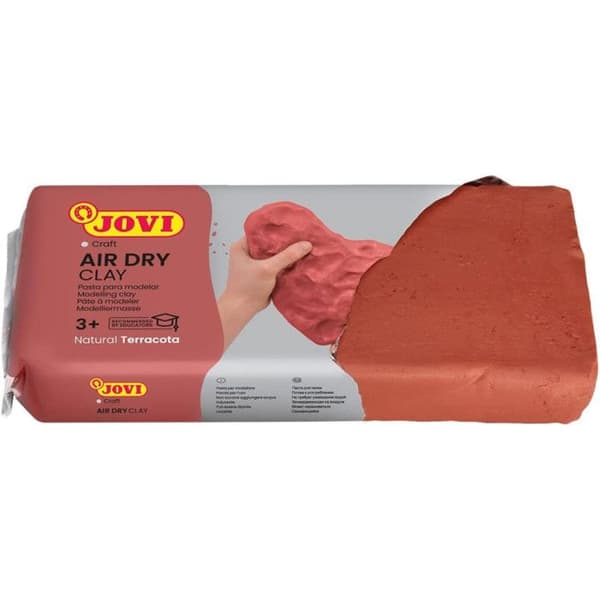 Modelleraffär - Självhärdande - Terrakotta - Torkning utan ugn - 500g - Jovi