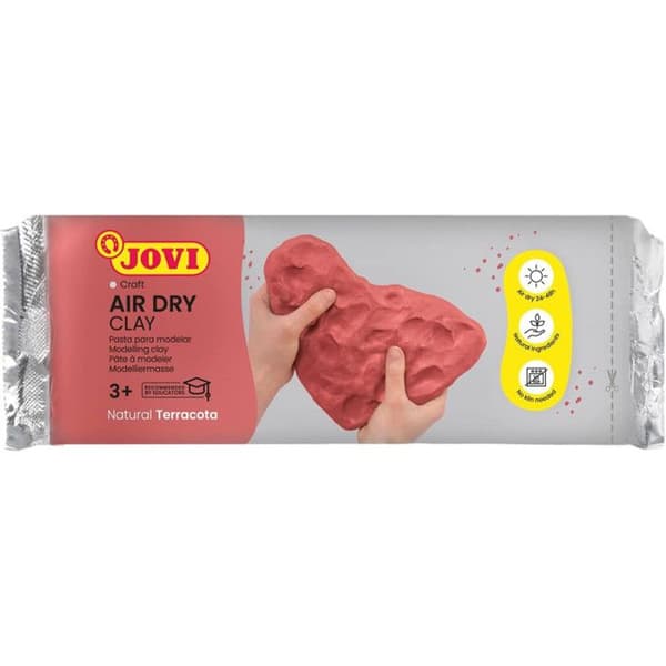 Modelleraffär - Självhärdande - Terrakotta - Torkning utan ugn - 500g - Jovi
