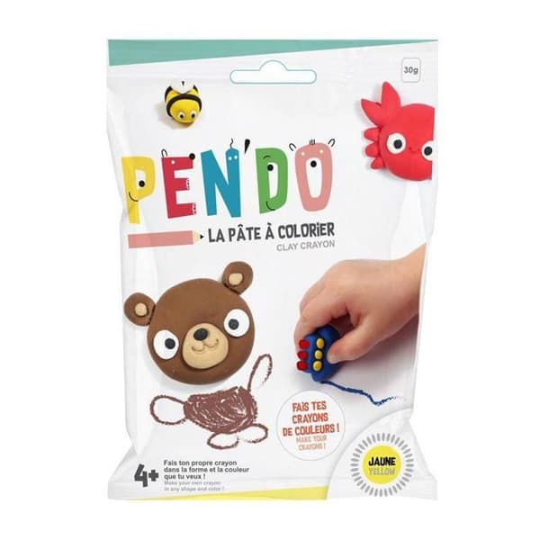 Pasta Pen'do gul 30 g - Tillverka sina egna färgpennor