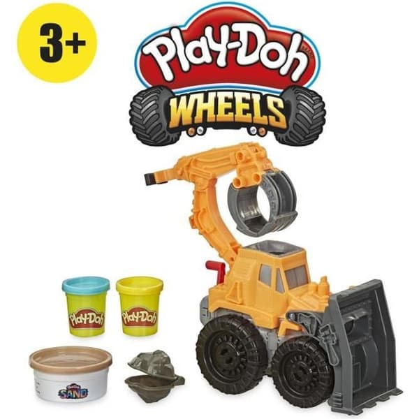 Play-Doh-hjul - PLAYDOH - Grävmaskinen - Modelllera - Byggleksak för barn