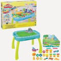 Miniatyrbild 1 av 6: Vändbart Play-Doh Creation-bord för barn med 15 tillbehör och 6 krukor med Playdough, Play-Doh-förrätter
