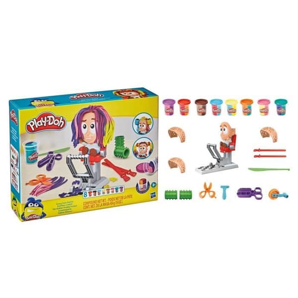 PLAY-DOH - frisörsalong Kreativ frisör - kreativt spel för barn från 3 år - Klassikerna