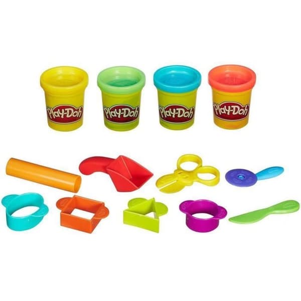 Play-Doh My First Kit med 4 krukor - Modeling Dough Kit - För barn från 3 år