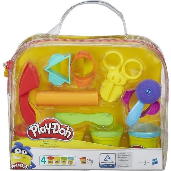 Play-Doh My First Kit med 4 krukor - Modeling Dough Kit - För barn från 3 år