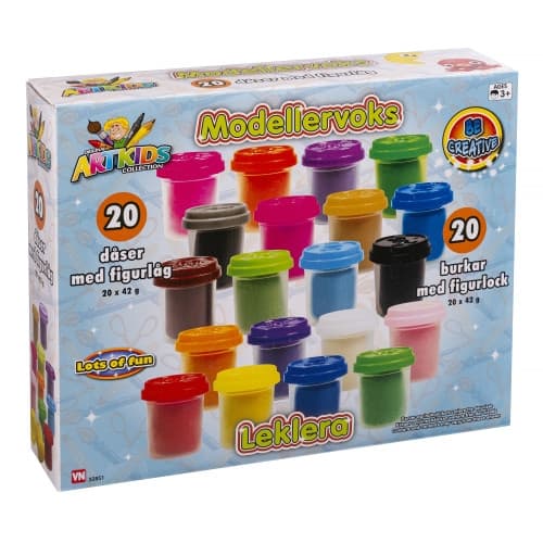 Artkids - 20 Cans Clay (32851)