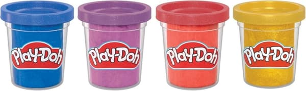 Play-Doh 4 pack - Metallic