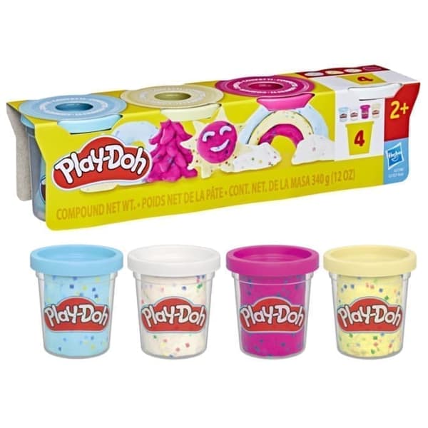 Play-Doh 4 pack - Confetti