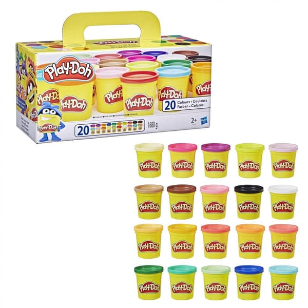 Play-Doh Play-Doh Super Sæt med 20 Rør A7924