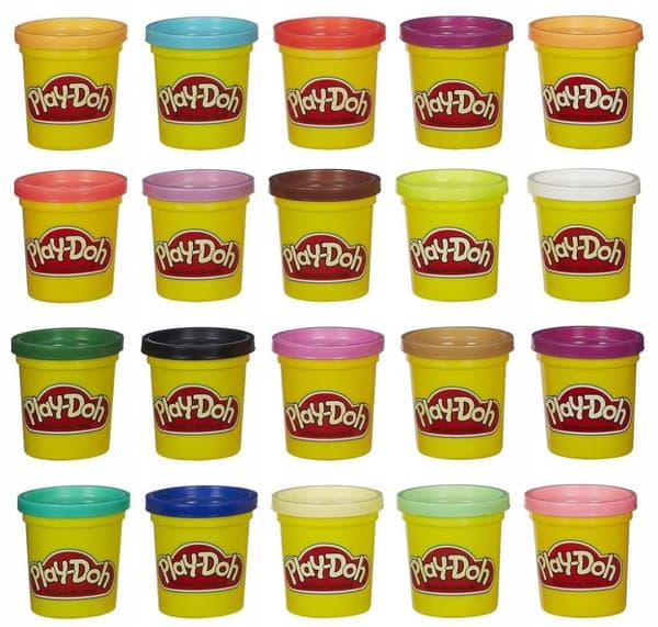 Play-Doh Play-Doh Super -muovimuovasarja, 20 tuubia, A7924