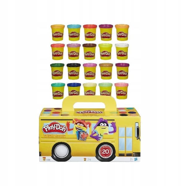 Play-Doh Play-Doh Super -muovimuovasarja, 20 tuubia, A7924