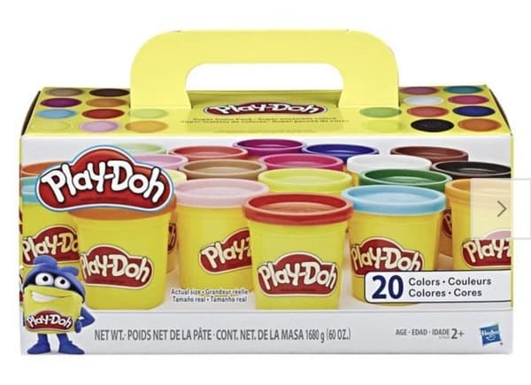 Play-Doh Play-Doh Super -muovimuovasarja, 20 tuubia, A7924