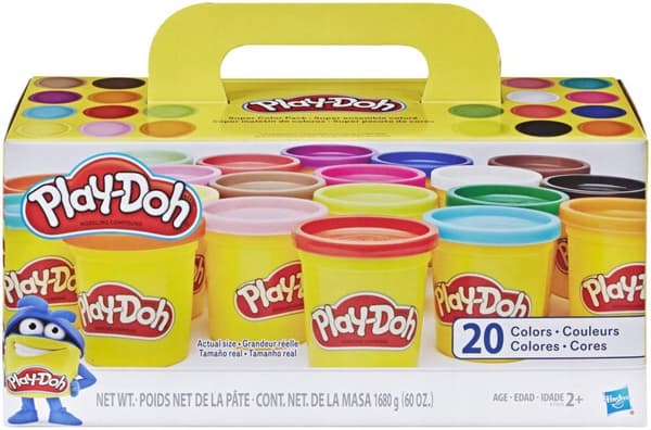 Play-Doh Play-Doh Super Sæt med 20 Rør A7924