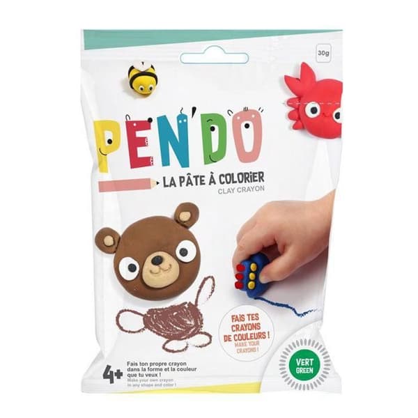Pasta Pen'do grön 30 g - Tillverka sina färgkritor