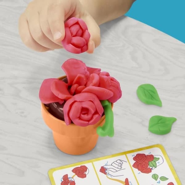Play-Doh My flower garden, modelllerask inspirerad av trädgård och natur, kreativa hobbyer för barn, från 3