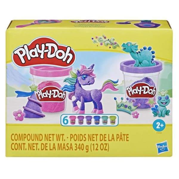 Modellera - PLAYDOH - Legan - Glitter - Färgglad och glittrig - 3 år och äldre