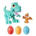 Miniatyrbild 2 av 6: Play-Doh Dino Crew, Croque Dino, leksak för barn med dinosaurieljud, 3 Play-Doh-ägg modelllera, från 3 år och uppåt