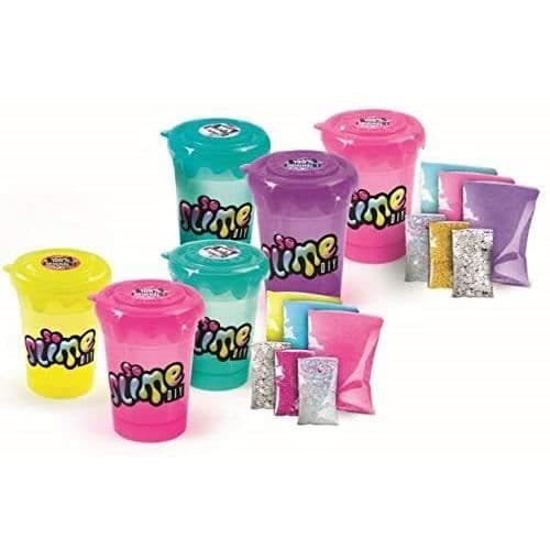 CANAL TOYS - SO SLIME DIY - Paket med 6 Slime Shakers - Cosmic & Rainbow - Skapa dina egna slimes!