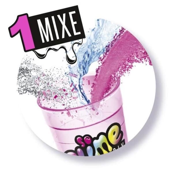 CANAL TOYS - SO SLIME DIY - Paket med 6 Slime Shakers - Cosmic & Rainbow - Skapa dina egna slimes!