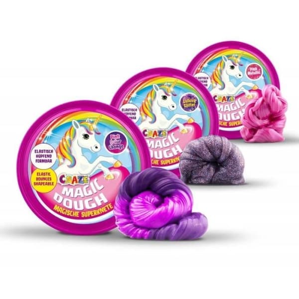 Intelligent magisk pasta - CRAZE - Enhörningen - Stretchig, studsig, rivbar