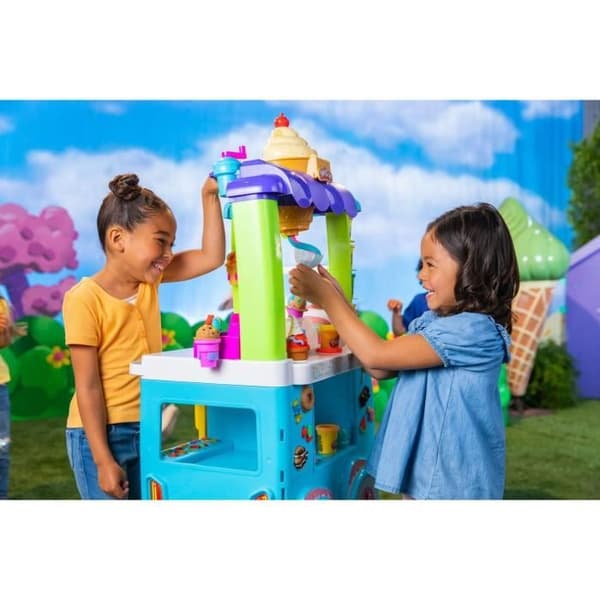 PlayDoh Giant glassbil, Kitchen Creations box set, 27 tillbehör, 12 krukor med modelllera, realistiska ljud, från 3 år