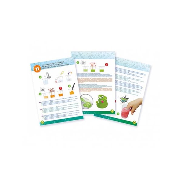BUKI Mega slime kit - BUKI FRANCE - Slime box för att skapa säkra klibbiga blandningar - 15 aktiviteter