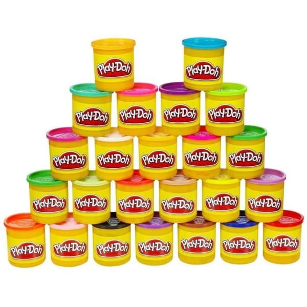Play-Doh modelllera - Box med 24 krukor - 84g - från 2 år