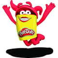 Miniatyrbild 4 av 4: PLAY-DOH modelllera - 12 burkar à 112g, röd färg
