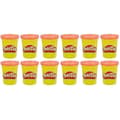 Miniatyrbild 1 av 4: PLAY-DOH modelllera - 12 burkar à 112g, röd färg