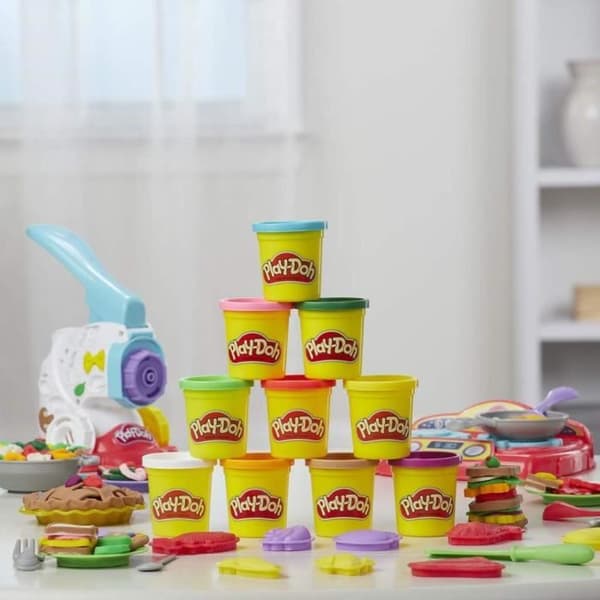 PLAY-DOH - Le Petit Traiteur - Modelllera med kökstillbehör och fräsande ljud