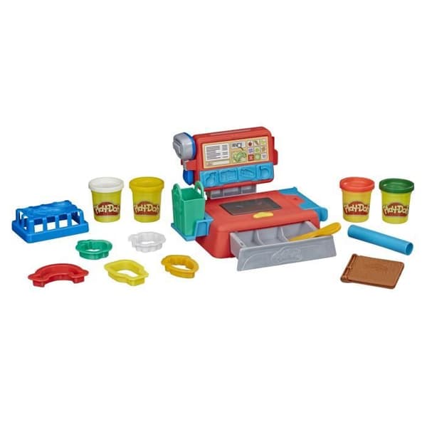 PLAY-DOH Kassaapparat - med 4 krukor giftfri modelllera - Klassikerna