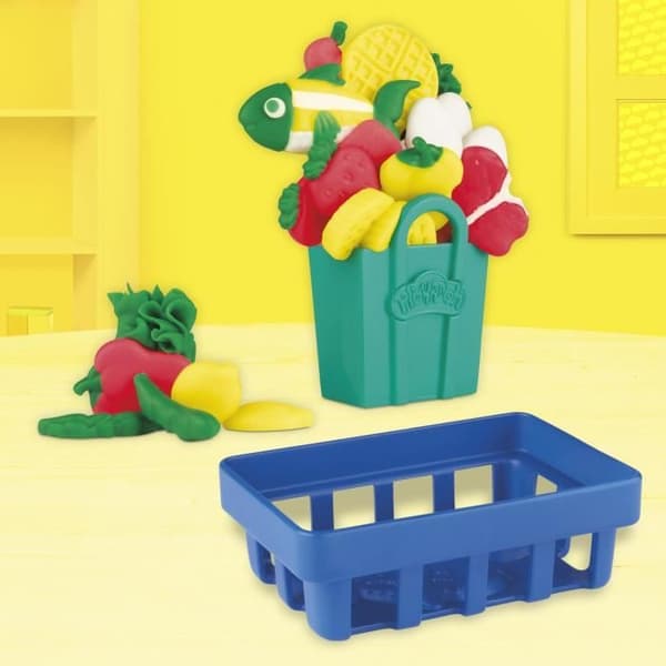 PLAY-DOH Kassaapparat - med 4 krukor giftfri modelllera - Klassikerna